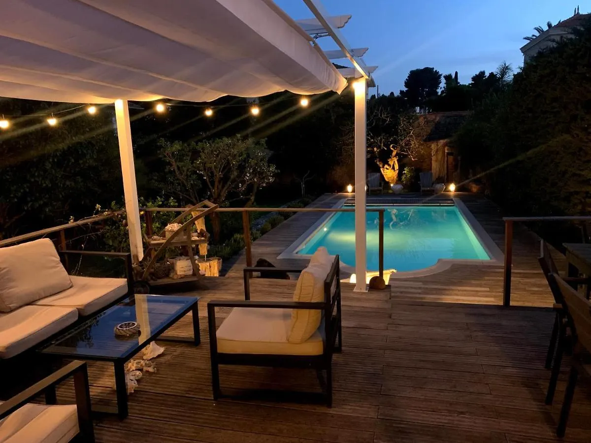 Cannes Charming Villa Exclusive Private Pool Garden Near Beach Le Cannet