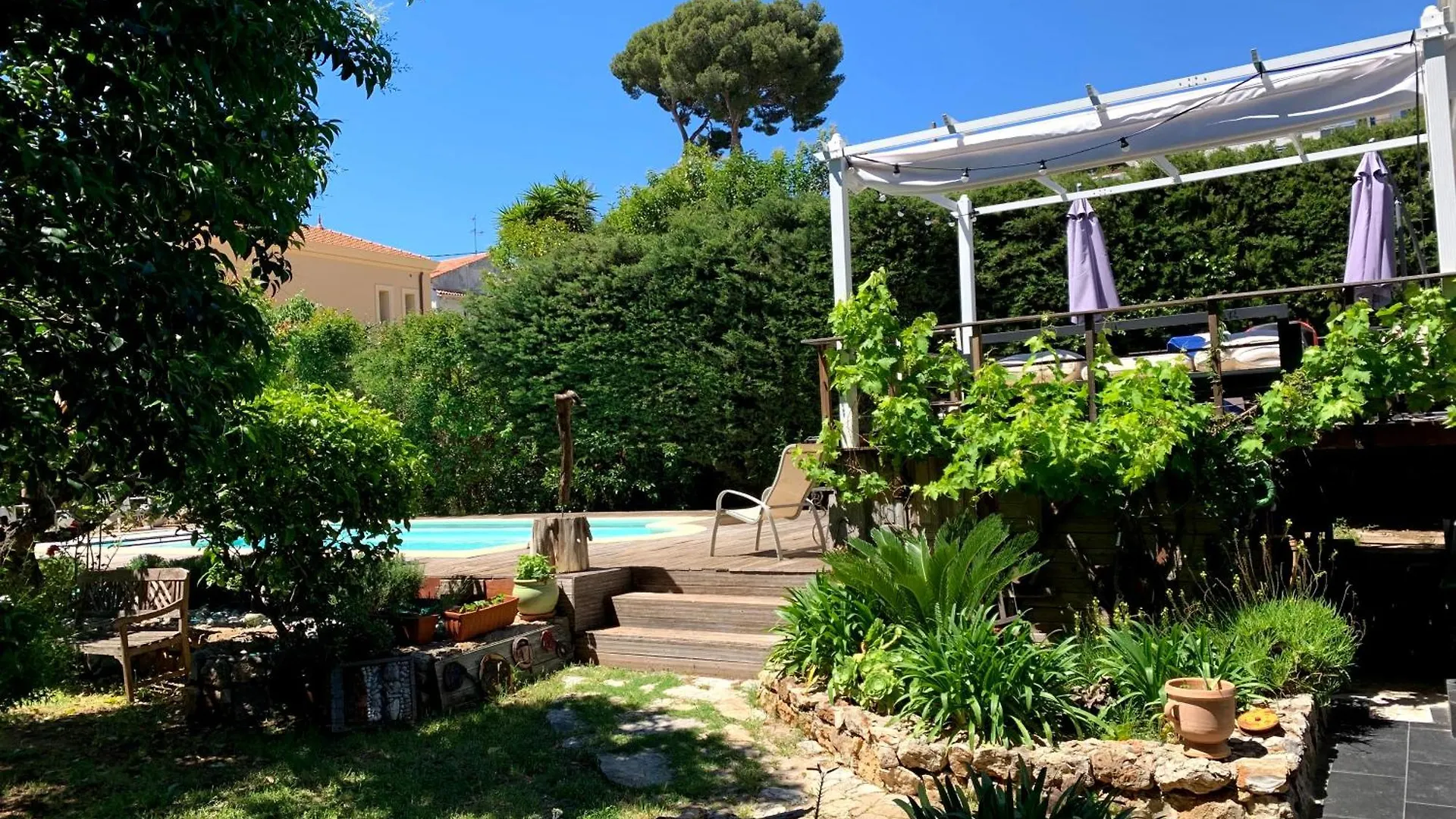 Cannes Charming Villa Exclusive Private Pool Garden Near Beach Le Cannet