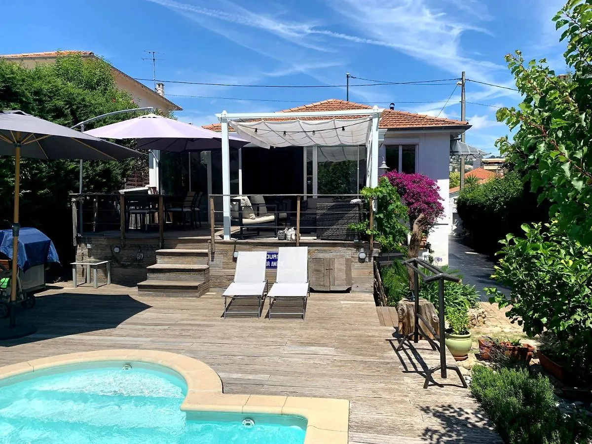 Cannes Charming Villa Exclusive Private Pool Garden Near Beach Le Cannet 0*,  France